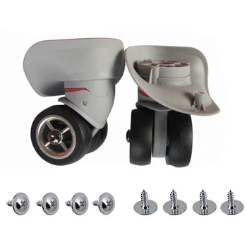 

A08 1 pair Left Right Trolley Case repair wheel Universal travel suitcase accessories wheel ABS+Nylon