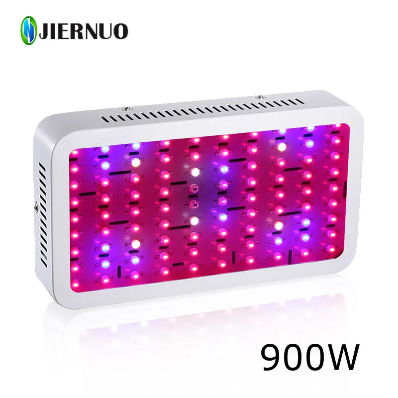 

JIERNUO 900W Full Spectrum LED Grow Lights Double Chip LED Grow Lamp Red/Blue/UV/IR LED Blubs plant grow light for Indoor Plants