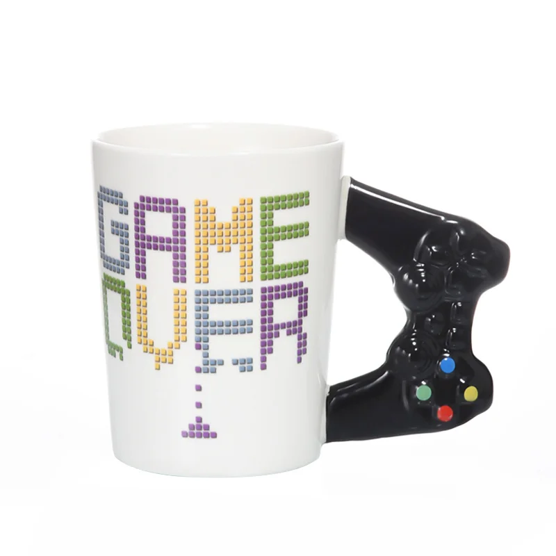 1 шт. игра над керамической кружкой игровой стиль ретро Геймпад контроллер кофе молоко кружка для сока чайная чашка для офиса геймер подарок на день рождения
