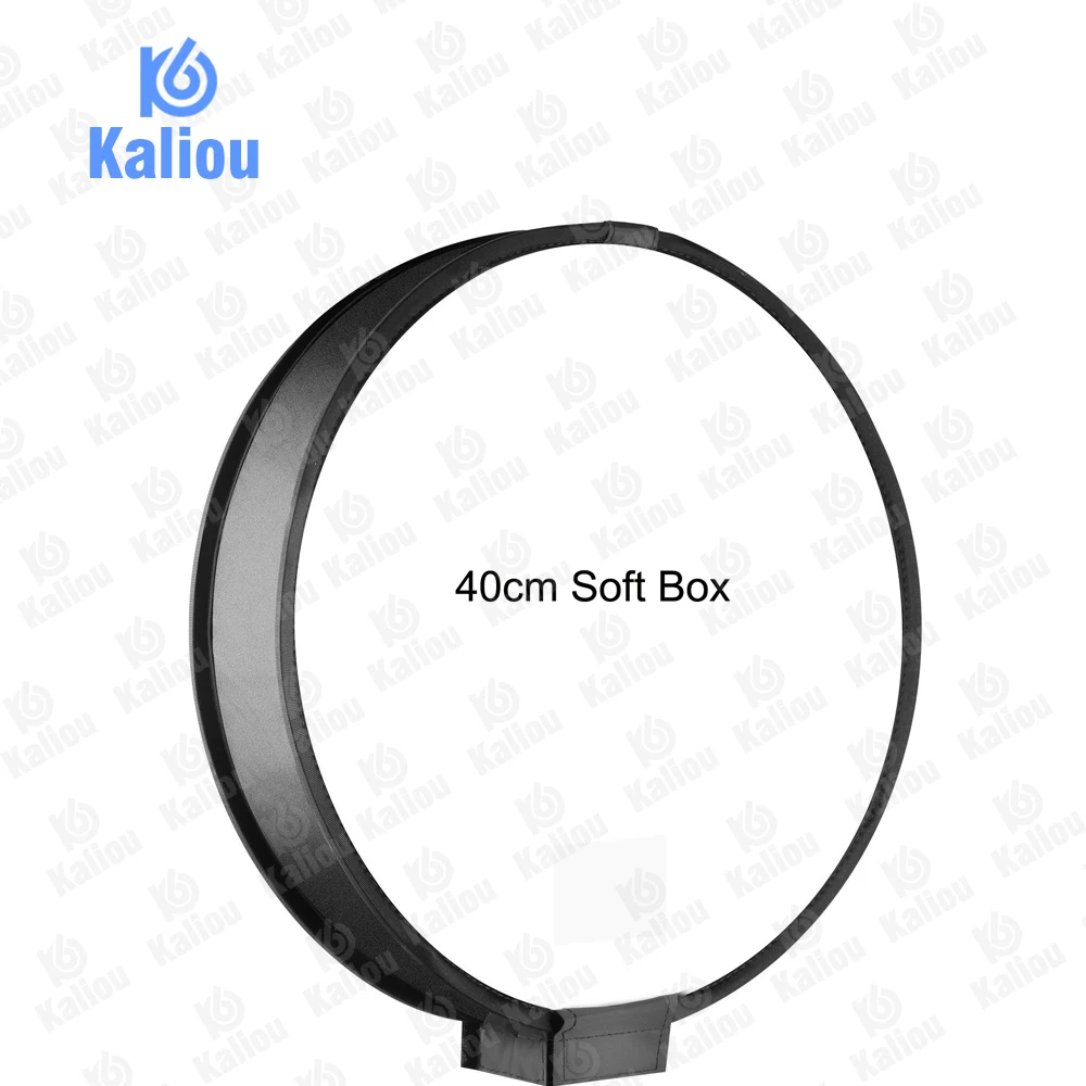 

Kaliou 40cm Round Universal Portable Speedlight Softbox Flash Diffuser On-top Soft Box for Camera
