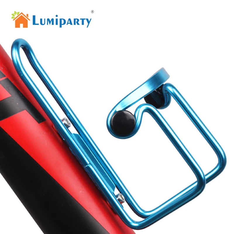 LumiParty Ultra light Rugged Bike Aluminum Alloy Rack Water Bottle Can