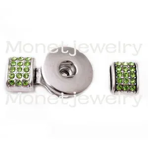 

GREEN Metal clasp with Easy Button setting hole 10x4.8mm BUTTON CLASP