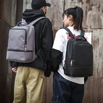 

Backpack Men Outdoor Leisure Zipper Student Backpack Folding Bag Shoulder Bag Couple Travel Bag Mochila Hombre Pequea#G7