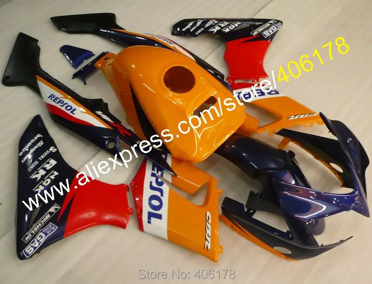 Для CBR125R CBR125RR CBR 125R 125RR CBR125 R 02 03 04 05 06 2002 2003 2004 2005 2006 Repsol обтекатель