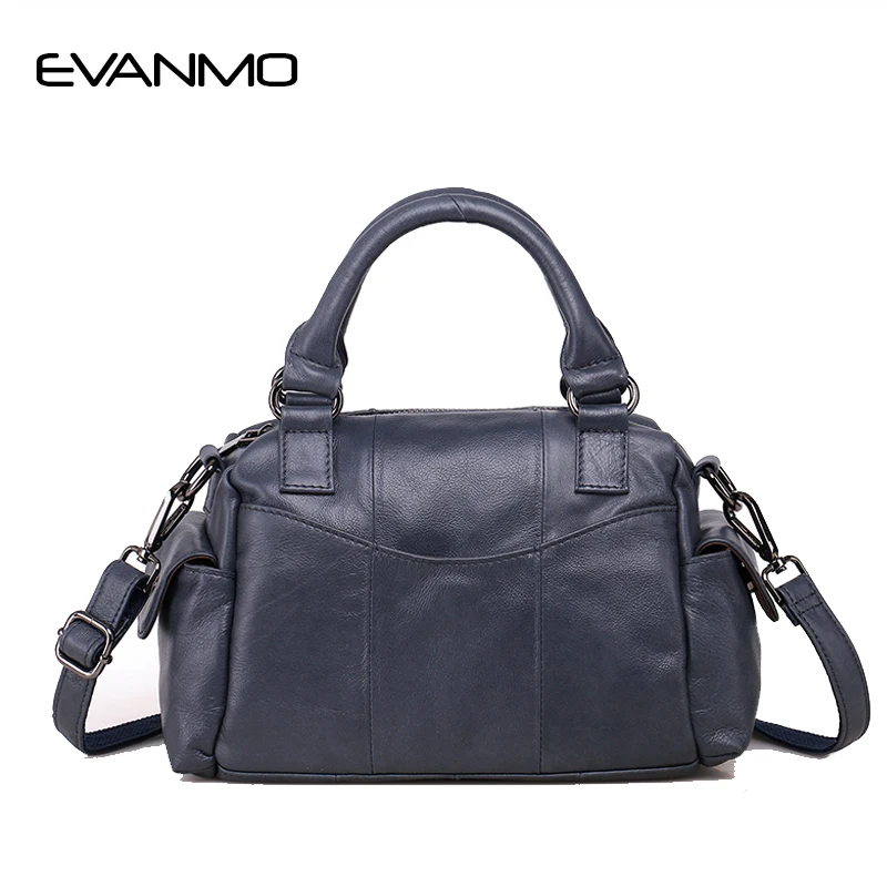 

New Arrival Women Tote Bag Women Genuine Leather Handbags Fashion Brand Ladies Shoulder Bag With Outside Pocket11.11 Sale