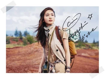 

signed Yui Aragaki autographed photo 7 inches free shipping J-POP 112017B