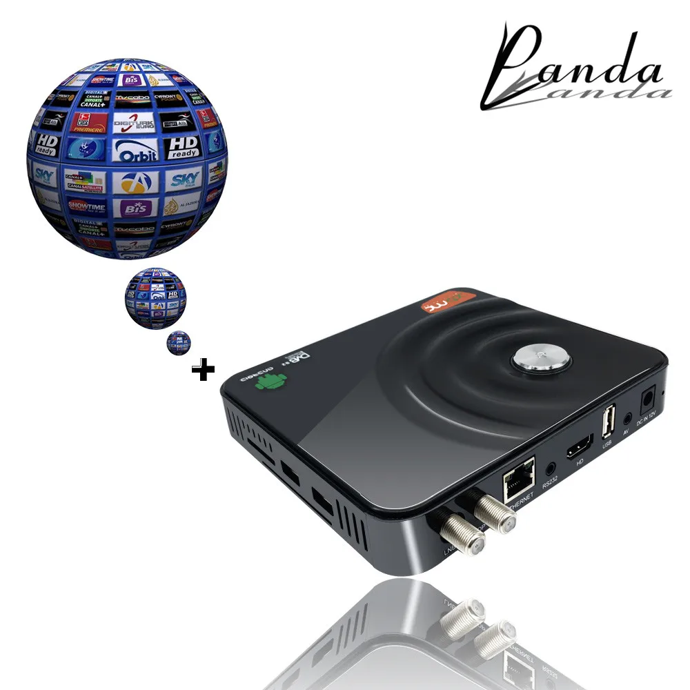 

GOTiT Y1 Android DVB-S2 with One-Year-CCCAM Cline Multi-CAS Supported Android DVB Decode Digital Satellite Receiver Set top Box