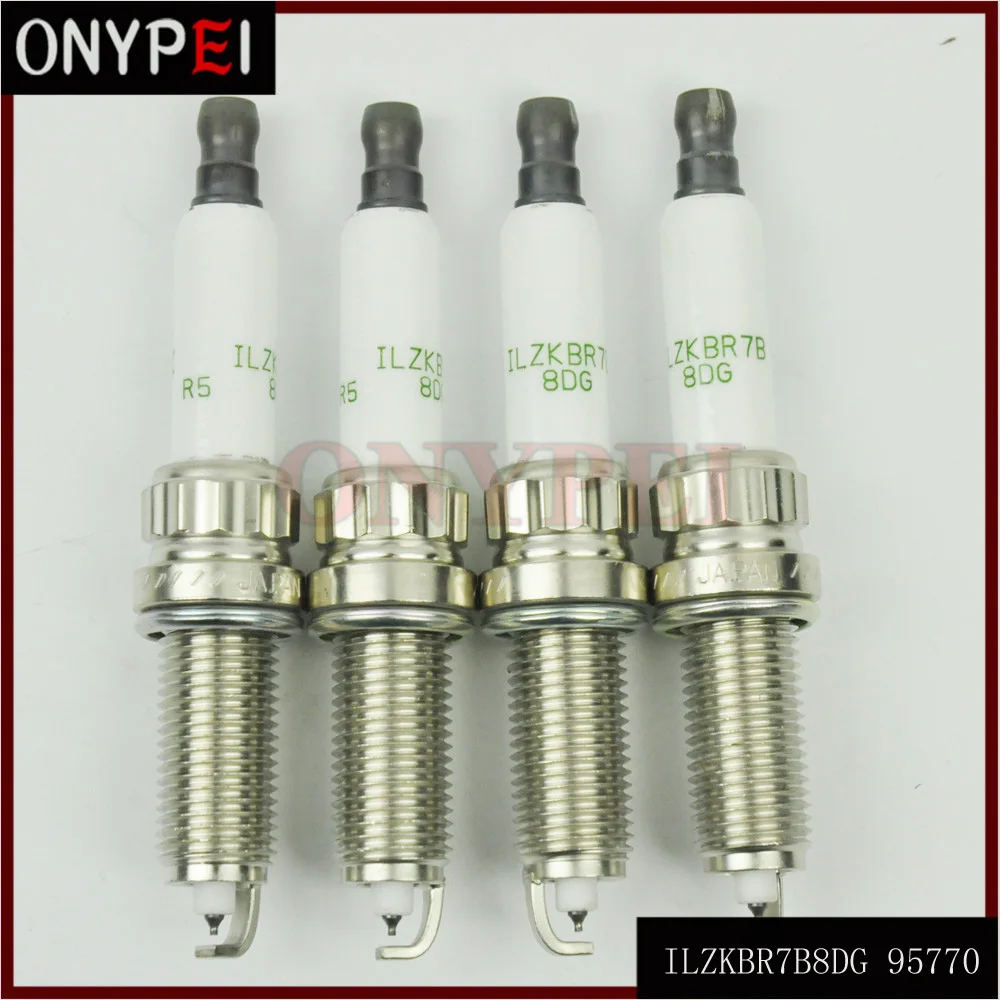 

4x ILZKBR7B8DG 95770 Iridium Spark Plugs For BMW CLS63 AMG Peugeot RCZ C3-XR C4 C5 Cooper Paceman