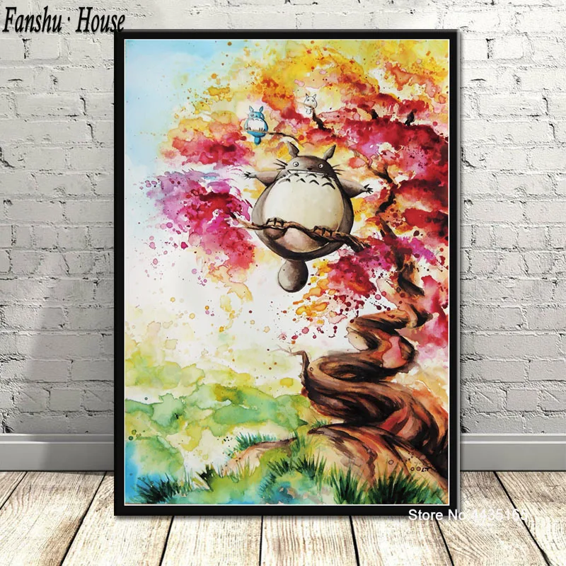Studio Ghibli Tribute Poster Japanese Anime Spirited Away Posters And Prints Canvas Painting Wall Art Kids Room Home Decoration Painting Calligraphy Aliexpress Studio Ghibli Tribute Poster Japanese Anime Spirited Away Posters And Prints Canvas Painting Wall Art Kids Room Home Decoration Painting Calligraphy Aliexpress