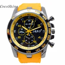 CocoShine A-923 Stainless Steel Luxury Sport Analog Quartz Modern Men Fashion Wrist Watch wholesale