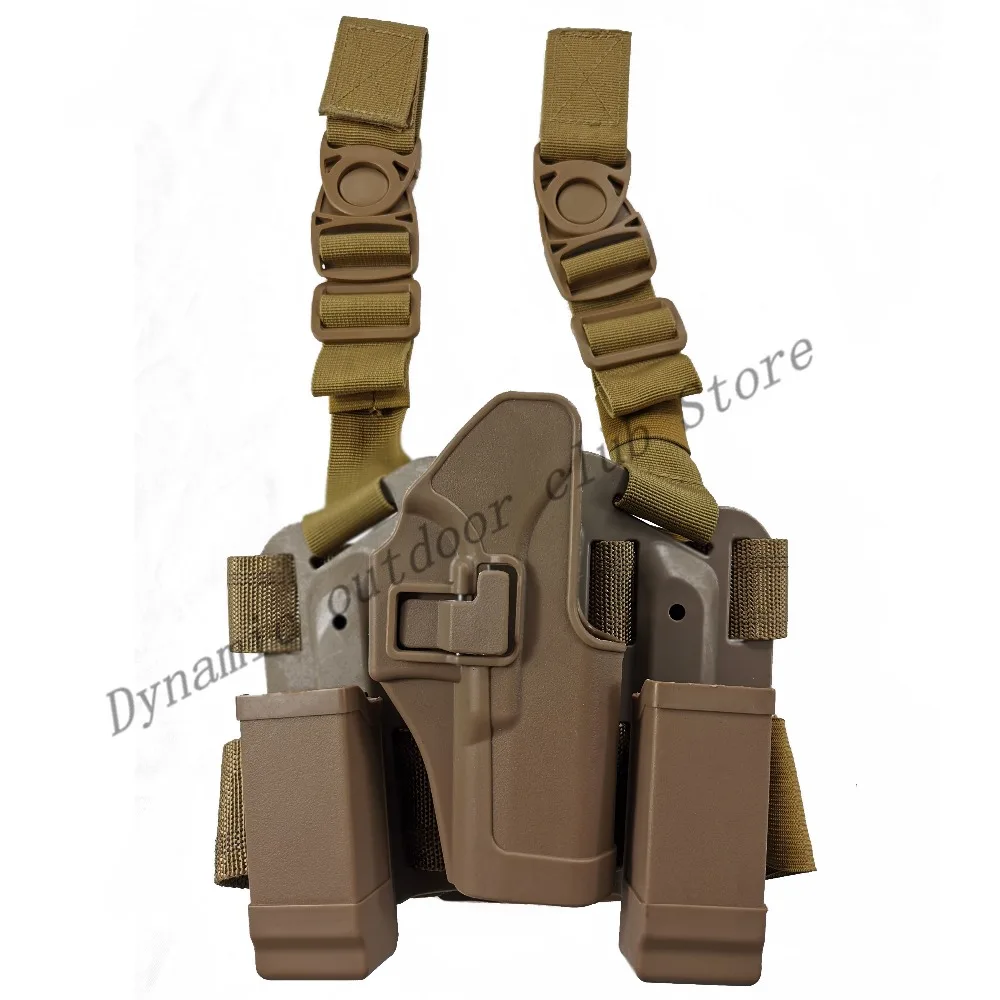 Tactical Combat Glock Pistol Gun Holster Military Hunting Shooting Case Airsoft Leg Fit For 17 19 22 23 31 32 |