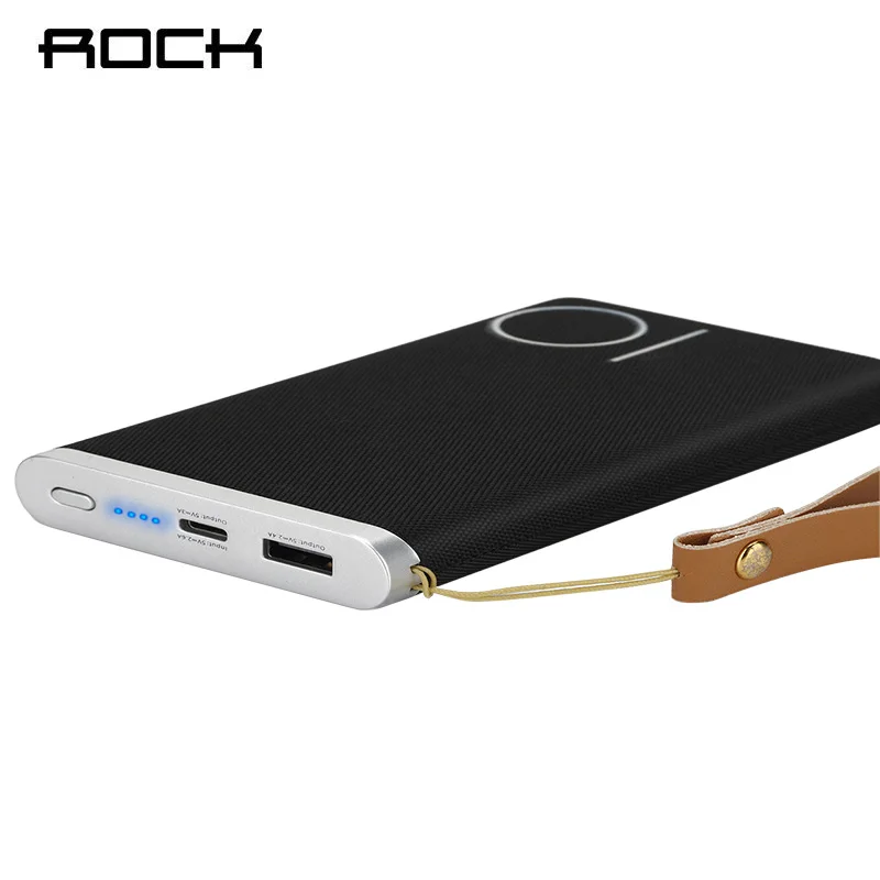 ROCK Power Bank 10000mAh Type C Fast Charge Pover Portable External Battery Charger Powerbank for iphone Samsung Xiaomi