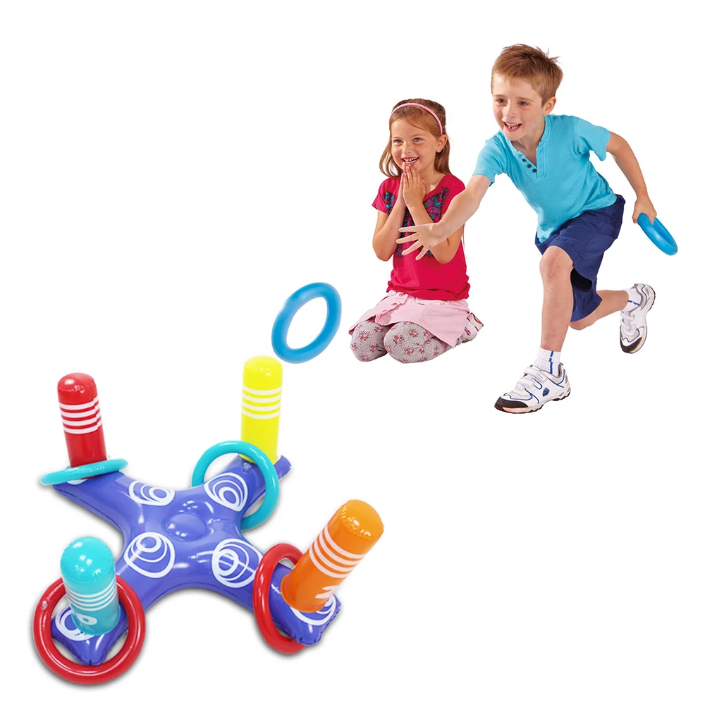 

Inflatable Cross Ring Toss Game Swim Pool Fun Toys For Adult and Children Summer Water Beach Party Props Lawn Boy Girl Plaything