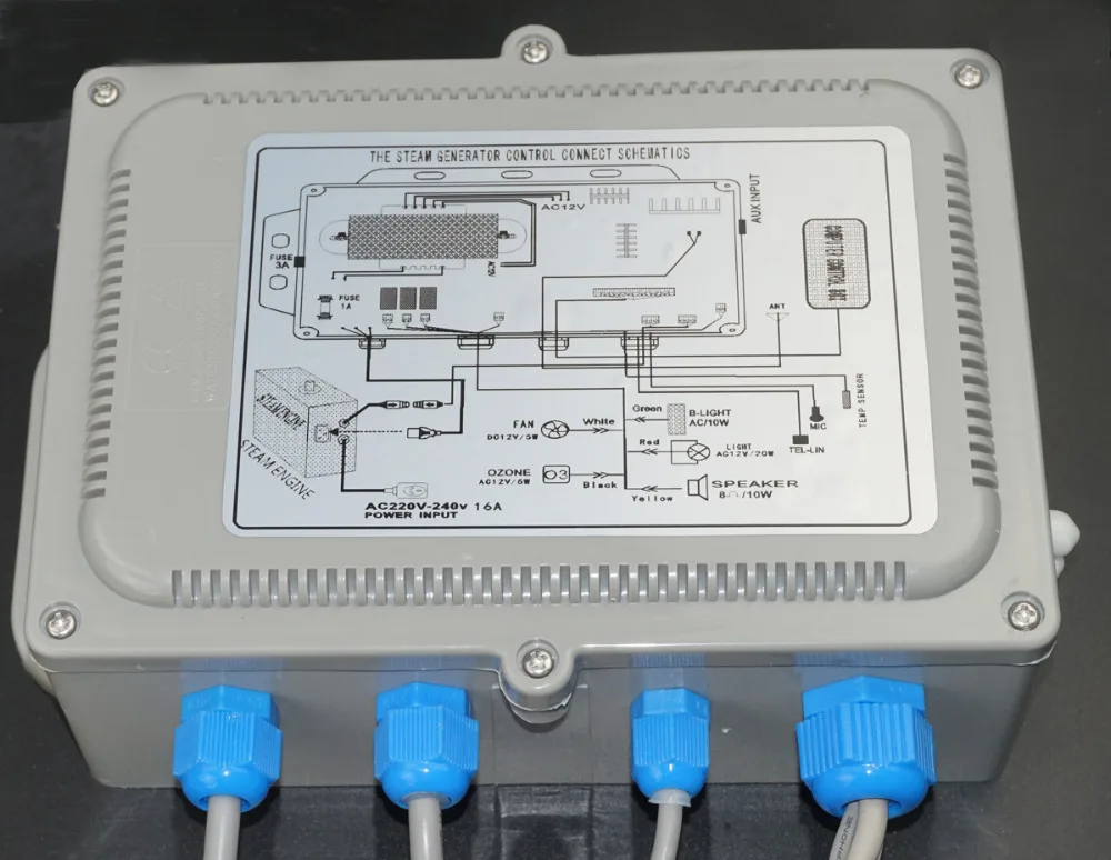 Настенный/напольный стиль 3KW и 5KW 220V Душ Паровая сауна комната система управления GD-7006B