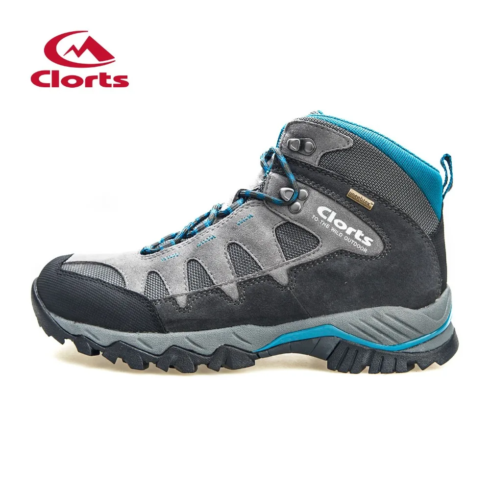 2016 New Clorts Men Climbing Shoes Outdoor Boots Suede Leather Hiking Boots Waterproof Non-Slip Men Trekking Shoes HKM-823C/D