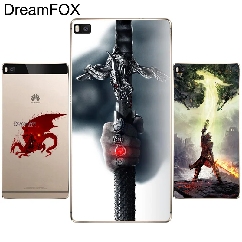 DREAMFOX M370 Age Of The Dragon Soft TPU Silicone Case Cover For Huawei P8 P9 P10 Lite Plus 2017 Honor 8 Pro 9 6X |