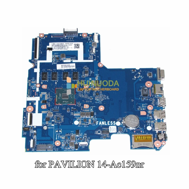 

NOKOTION 814050-001 for HP Pavilion 14 14-AC159NR laptop motherboard SR29H N3050 CPU 4GB memory SKITTL10-6050A2730201-MB-A01