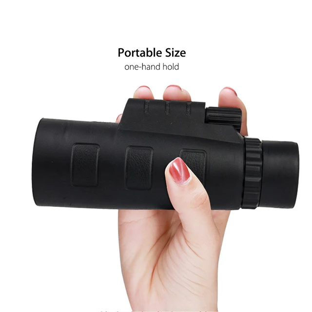 40X60 HD Zoom Optics IR Lens Night Vision Infrared Monocular Binoculars Telescope Phone Holder Tripod for Outdoor Hunting