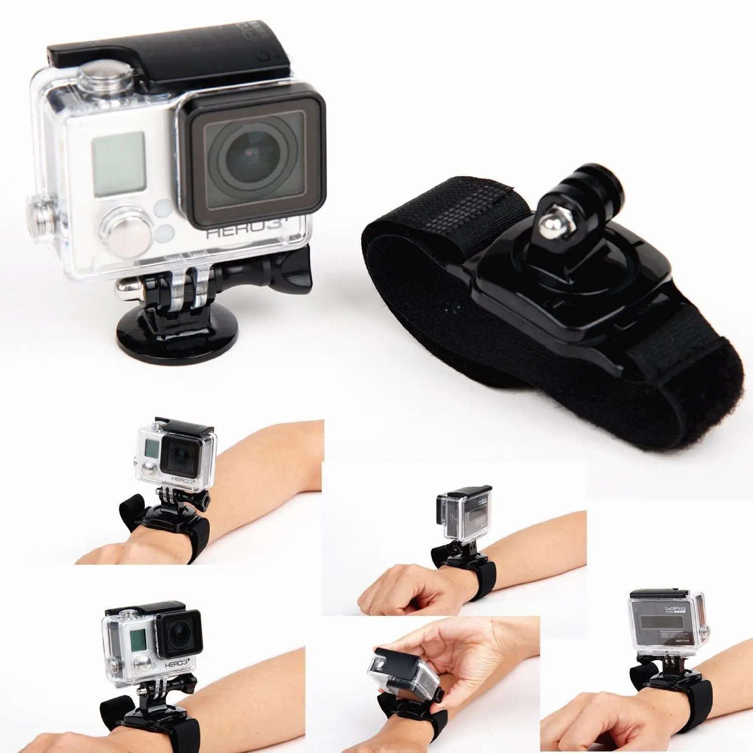Набор аксессуаров для Gopro SANGER 12 в 1 экшн камеры Go Pro Hero 6 5 4 3 Xiaomi Yi 4K Aee Sjcam sj4000|camera sjcam
