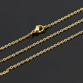 

Granny Chic 20pcs 3mm 16"-30" Womens Popular Lots Thin Gold in Bulk Stainless Steel Rolo Weld Chain Necklace Wholesale Jewelry