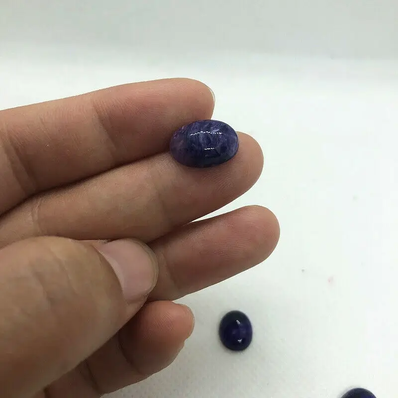 Красивый натуральный камень Charoite камни бусины ювелирные изделия драгоценные