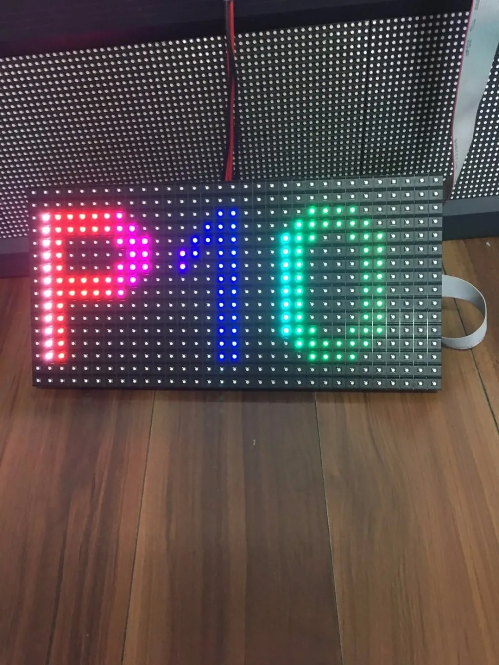 Бесплатная доставка Калер indoor 320*160 мм 32*16 пикселей smd 1/8 s RGB P10 Полноцветный светодиодный модуль экран для рекламы картинки видео