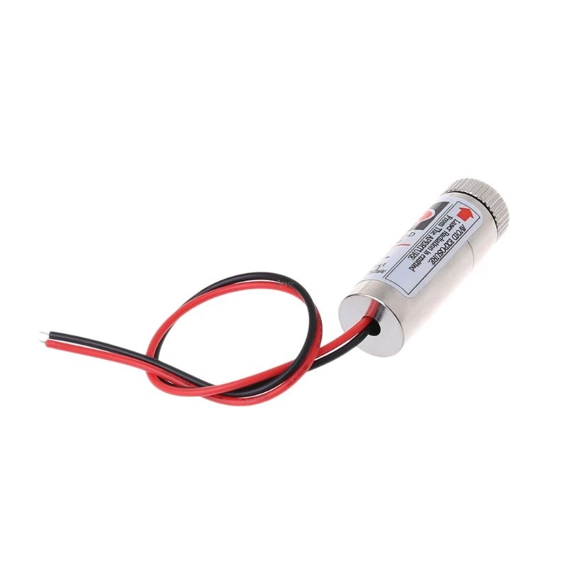 Hot 650nm 5mW Red Point Laser Module Head Glass Lens Focusable Industrial Class