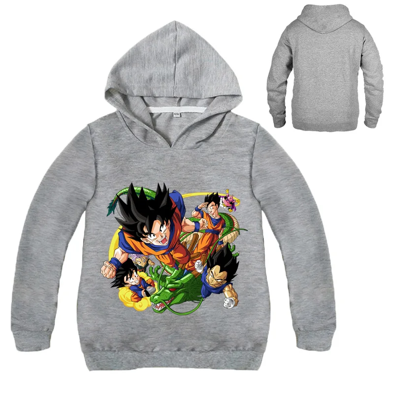 2019 худи Dragon Ball Одежда для мальчиков Z Вегета ГОКу толстовки с длинными рукавами