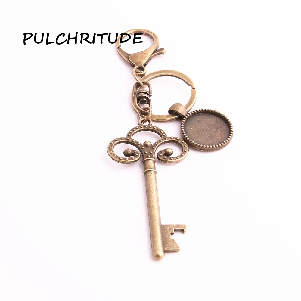PULCHRITUDE металлический сплав античная бронза медь 2 шт. Diy брелок открывалка для бутылок подходит 20 мм 25 мм кабошон Diy Ювелирные изделия MakeC1728