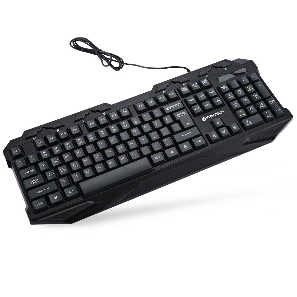 Fantech K10 Профессиональный USB Проводная Красочный Подсветка игровой клавир