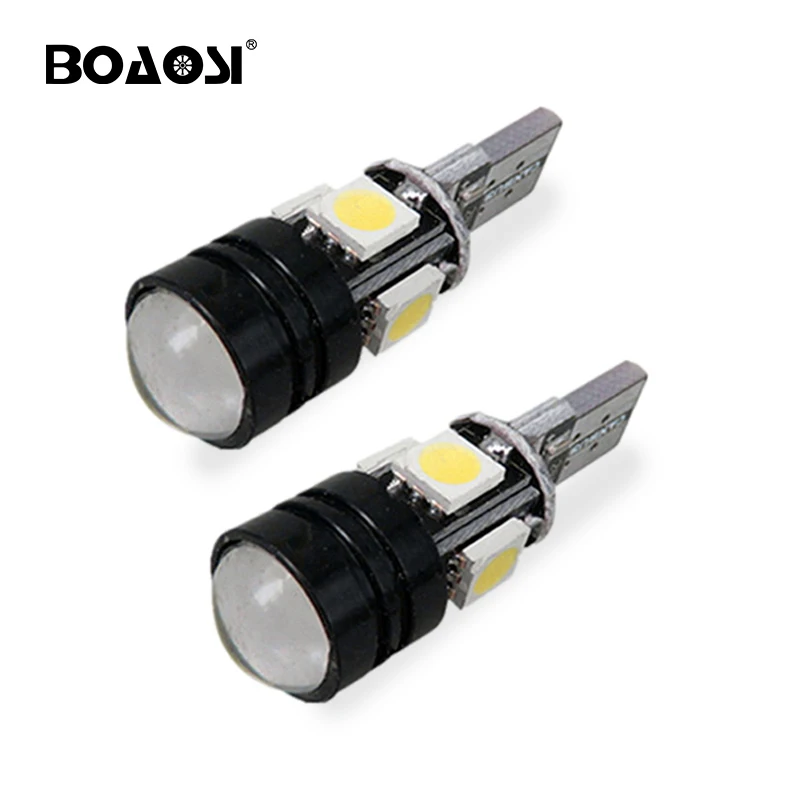 BOAOSI Новое поступление 2 шт. SMD5050 T10 светодиодный W5W 168 194 автомобилей Светодиодный