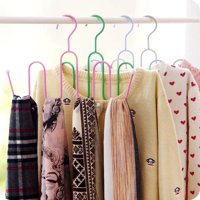 Buy Hanger scarf rack strap silk scarf tie storage