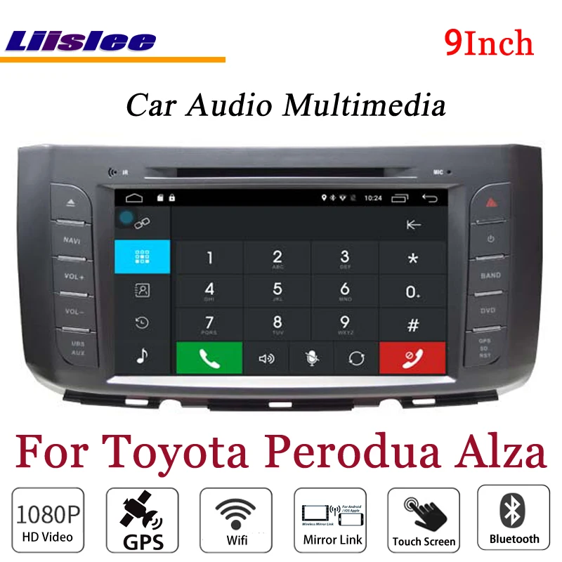 Cheap Liislee For Toyota Perodua Alza Stereo Android Radio DVD Player 3G Wifi BT GPS MAP Navigation 1080P System Original NAVI Design 3