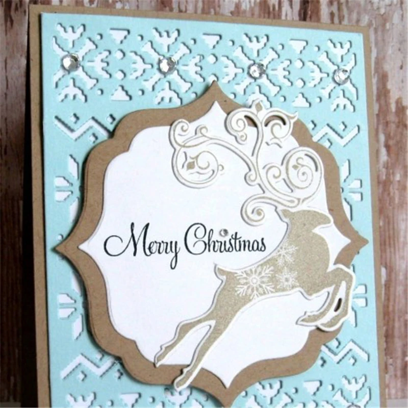 

Naifumodo Metal Cutting Dies Scrapbooking For Card Making DIY Embossing Cuts New Craft Flower Shape Pattern Border Frame