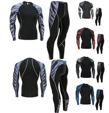 MMA Compression Tracksuit Men Demix Mens Sport Jogging Suit Rashgard Running Set Men Gym Clothing Men Fitness Workout Tight