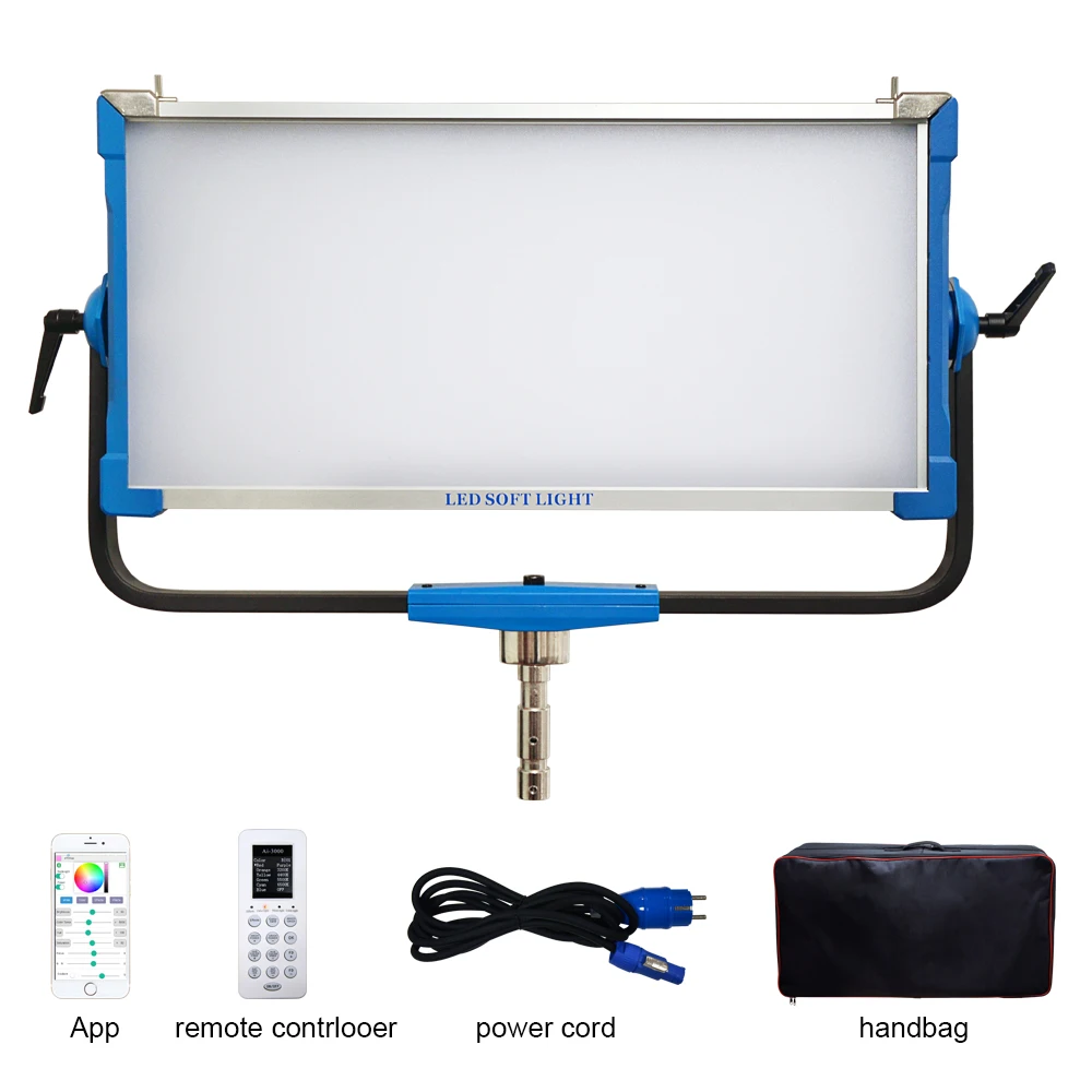 300W RGB 빛 Led 비디오 사진 스튜디오 패널 램프 2800K-9990K Yidoblo AI-3000C 전문 소프트 램프 사진 조명 필름