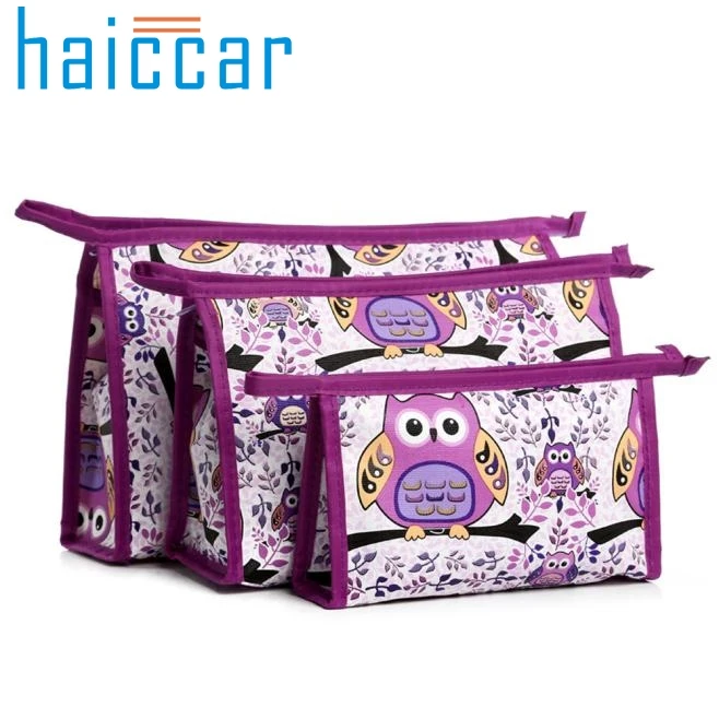 

3pcs Cosmetic Toiletry makeup bag cosmetic cases make up bag organizer Holder Pouch Kits Set high quality Women's Fashion