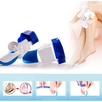 

New Arrive 2pcs Big Toe Separator Corrector Straightener Bunion Splint Toe Straightener Foot Pain Relief Hallux Valgus Feet Care