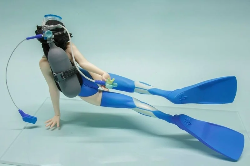 Unpainted 1/10 Resin Figure Model  KAIYODO Diver Girl Garage Kit Unassembled New 