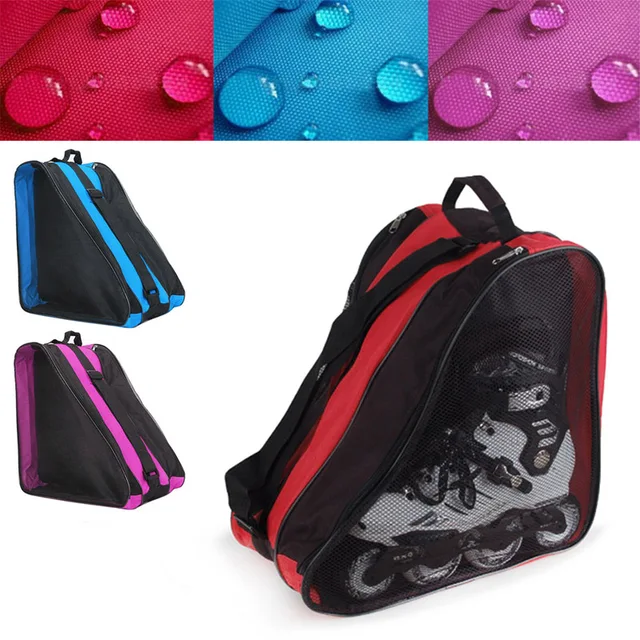 US $9.09 New Thick Professional Ice Skate Roller Blading Carry Bag Snow Boots Bag with Shoulder Bag Non-slip