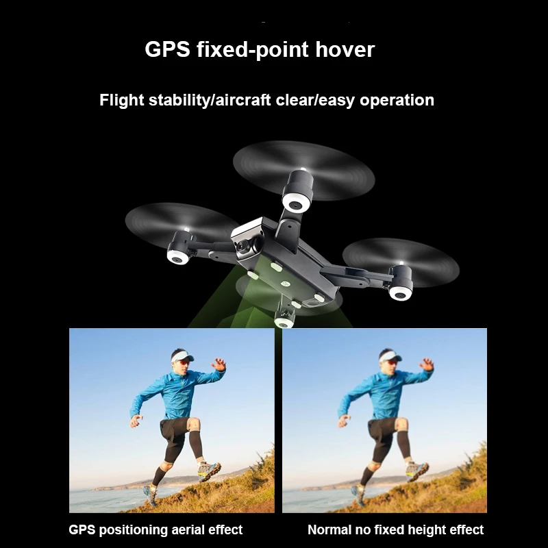 LH-X28 UAV Aerial Photography Foldable RC Drone Helicopter With Wifi 2MP Camera Or With GPS Wifi Camera Real-time Children Toy (8)