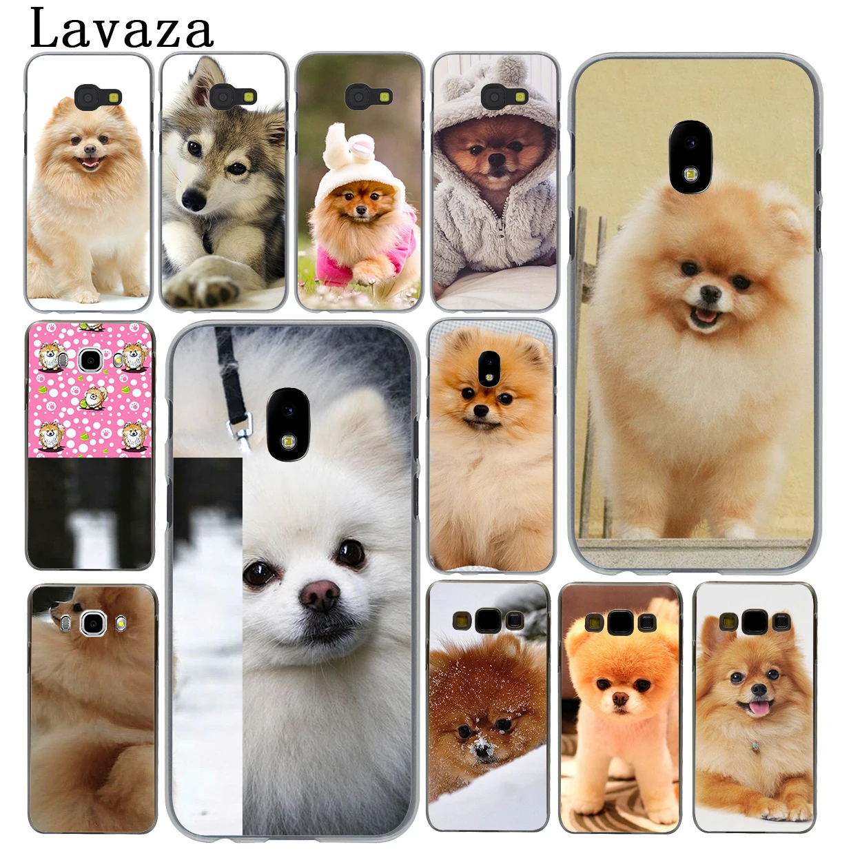 

Lavaza Pomeranian dogs dog cute Hard Phone Case for Samsung Galaxy J6 J3 J2 J1 J5 2015 2016 J7 Prime J5 2017 EU Version Cover