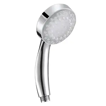 

Colorful LED Shower Head Handheld Water-saving Colorful 7-Color LED Shower Head Round Single Showerhead Bathroom Accessories