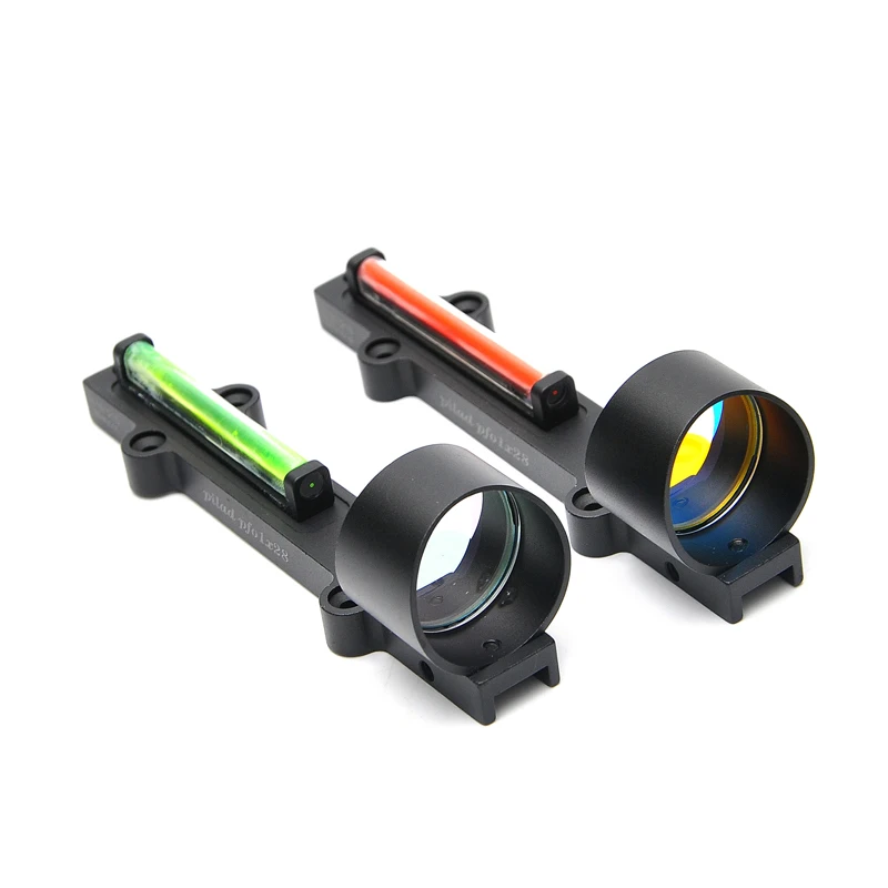 Red Dot Sight 1x28 Red Dot Sight Hunting Scope Fit Shotguns Rib Rail Hunting Shooting Lightweight Fiber