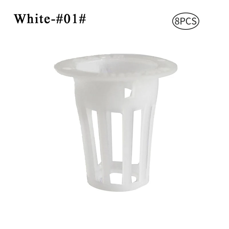 8Pcs/Set Hydroponic Plant Planting Container Hydroponic Netting Root Plant Growth Pot Gardening Supplies
