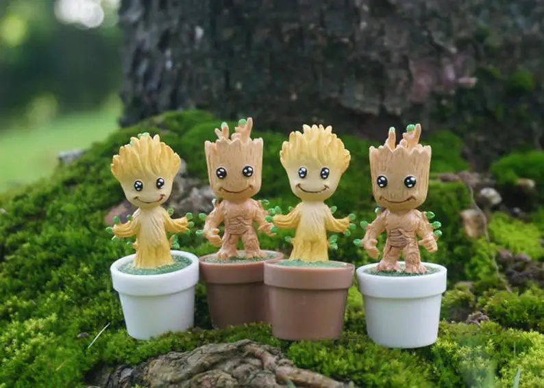 miniature groot figurine