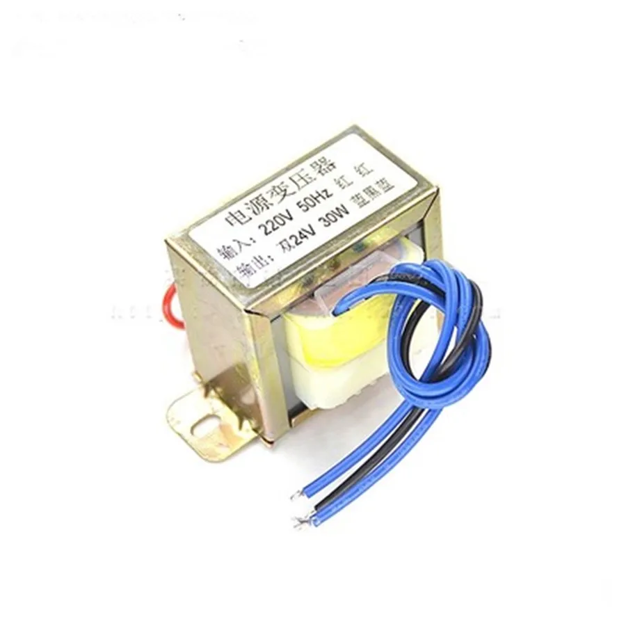 2X24 V 30 W выход 50Hz Вход трансформатора питания AC220V-240V два 24 V Выходной силовой трансформатор, 5 ea/лот
