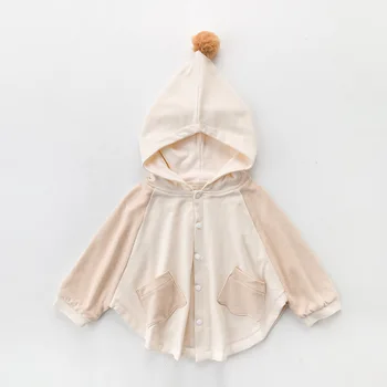

baby clothes Colored cotton windproof cute Baby cloak spring and autumn new boy girl coat Jackets newborn abrigo recien nacido