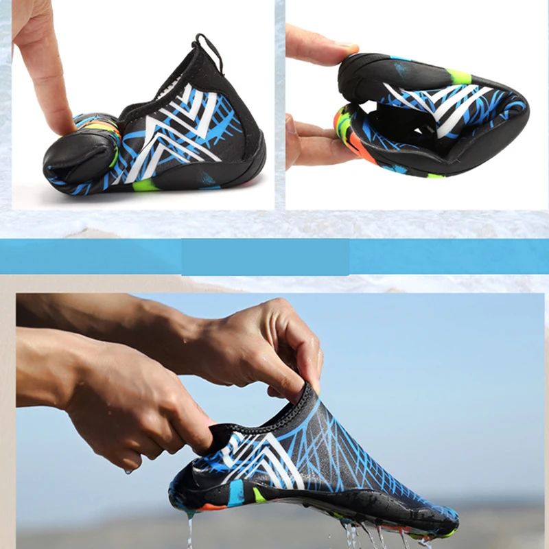 35-46 الصيف الرجال والنساء أكوا أحذية التجفيف السريع في الهواء الطلق المنبع تنفس الشاطئ أحذية مشي الكبار رياضية زوجين أحذية