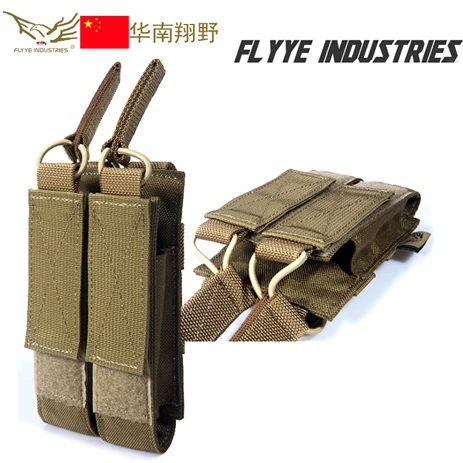 FLYYE МОЛЛ двойной открытым верхом подсумок для MP7 винтовка Мультикам AOR AU FG Wargame Airsoft